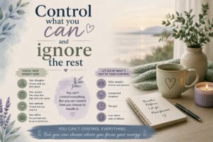 control what you can and ignore the rest